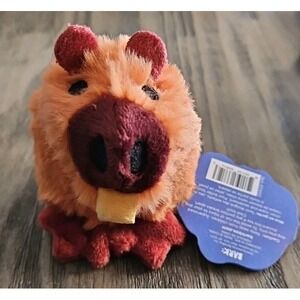 Barkbox Louisa Nutria Bow Wow Bayou Plush Size XS Dog Toy 0-9 Pounds